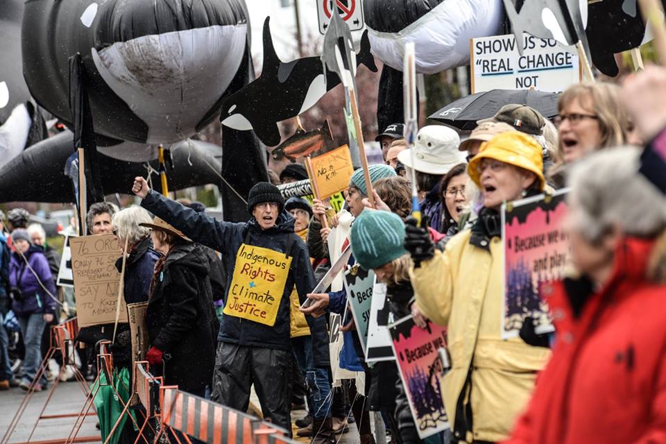 Trans Mountain Pipeline Protest