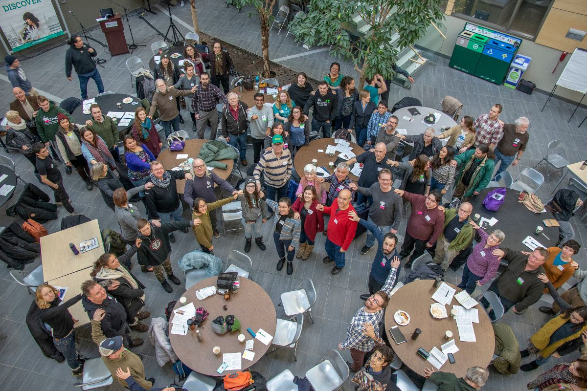 Manitobans stand together for climate action at the Peg City Climate Jam