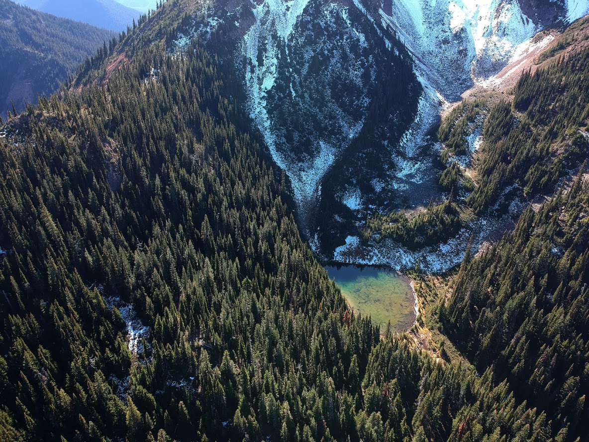 This entire valley, about 26 miles southeast of Hope, British Columbia, drains into the headwaters of the Skagit River, the most important salmon producer in Puget Sound. 