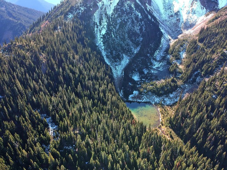 The small lake is the source of the Silverdaisy Creek in the upper Skagit River “donut hole” in British Columbia, where Imperial Metals... (Joe Foy / Wilderness Committee)