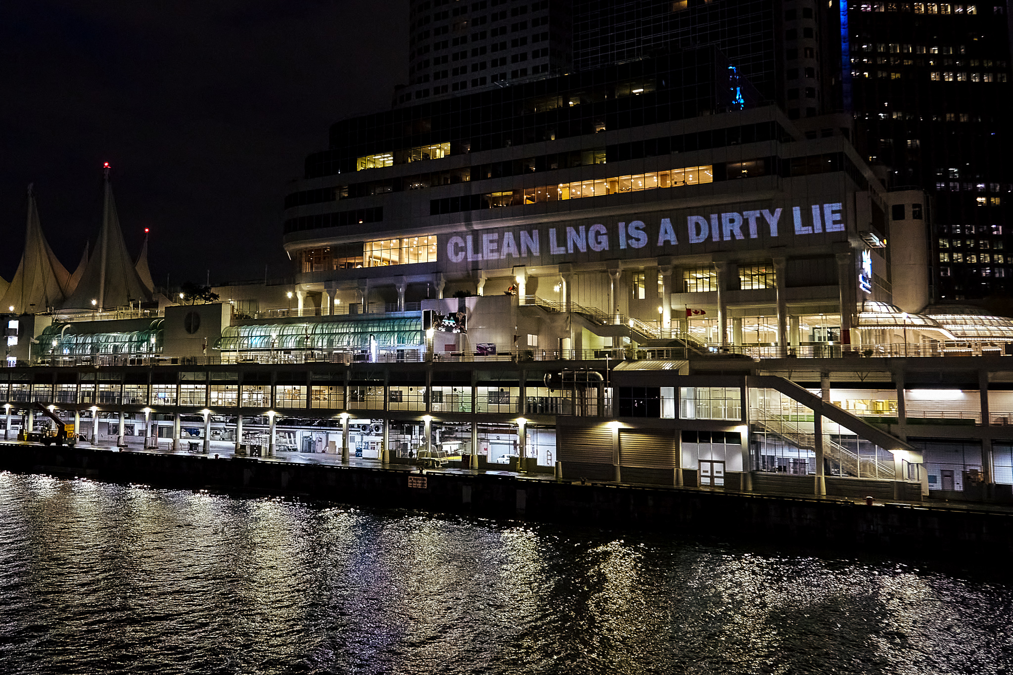Clean LNG is a lie projected onto Canada Place