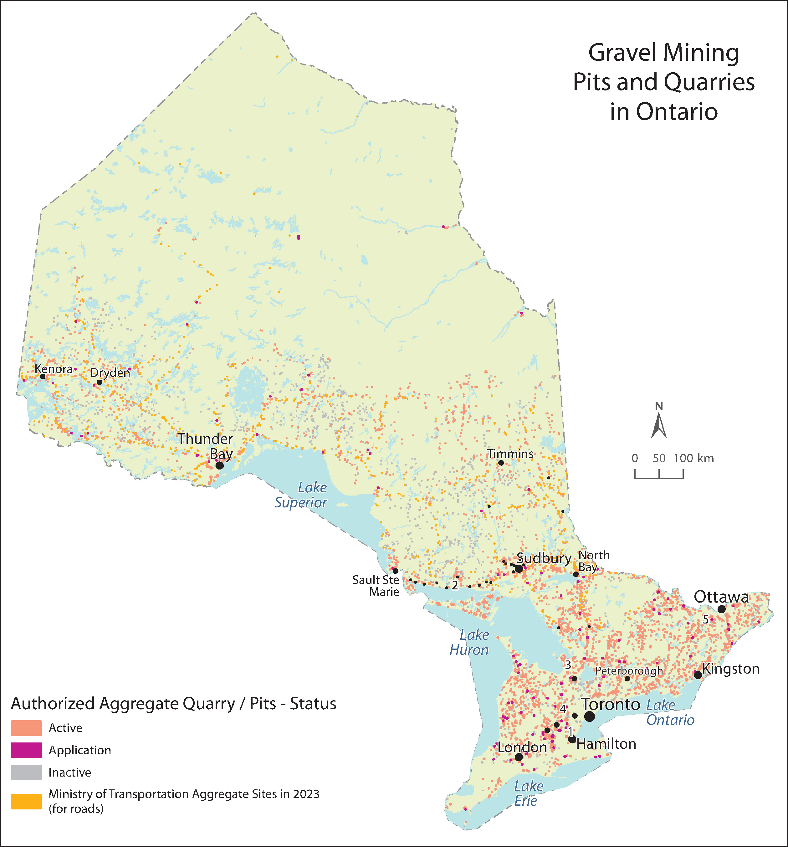 Gravel Mining Pits and Quarry Permits in Ontario
