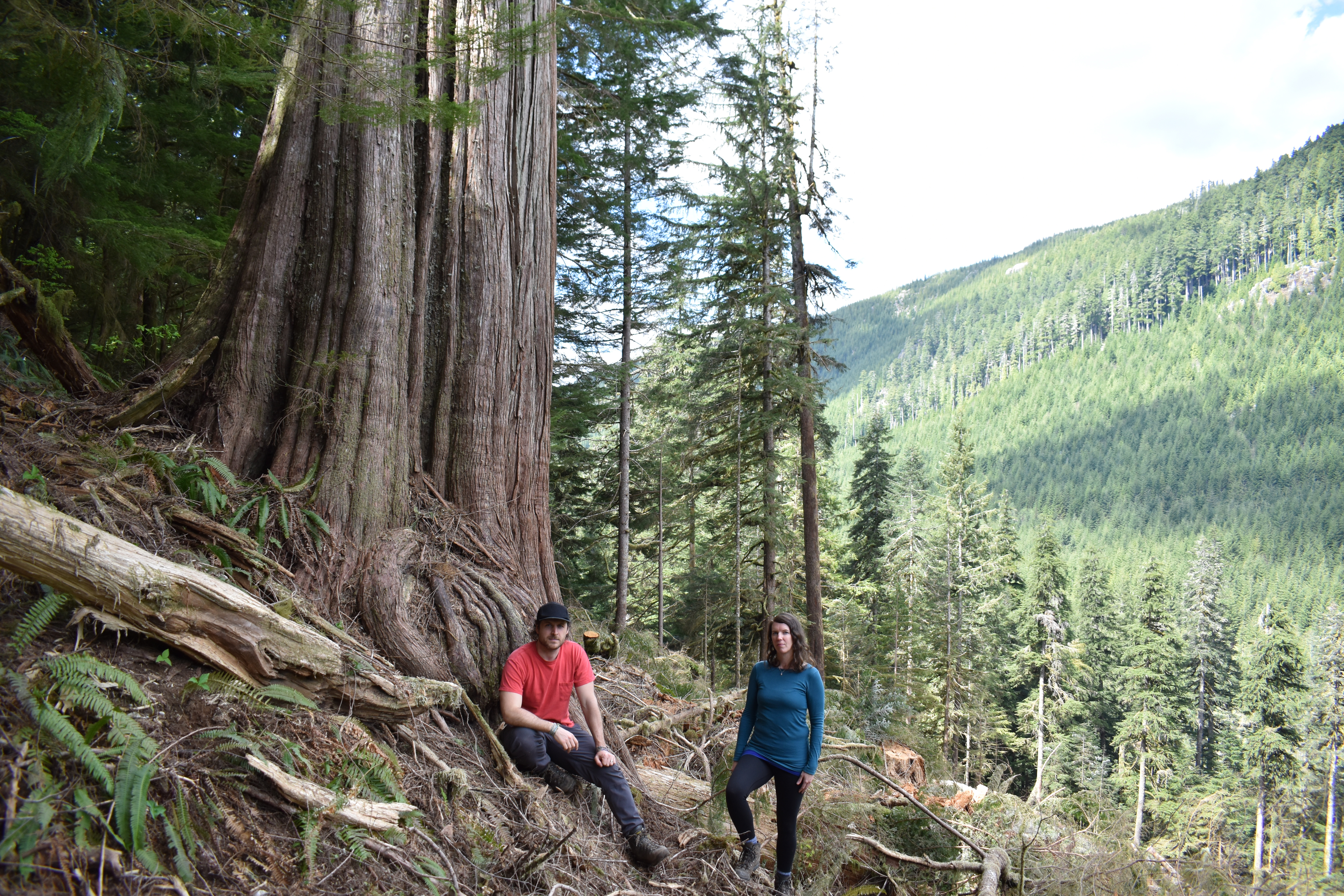 Torrance Coste and Emily Hoffpauir visit Caycuse Valley (WC files).