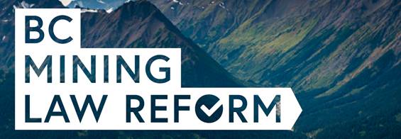 BC mining law reform logo