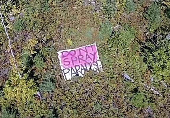 Glyphosate spraying protest in Annapolis county, N.S. (Don't Spray Us!)