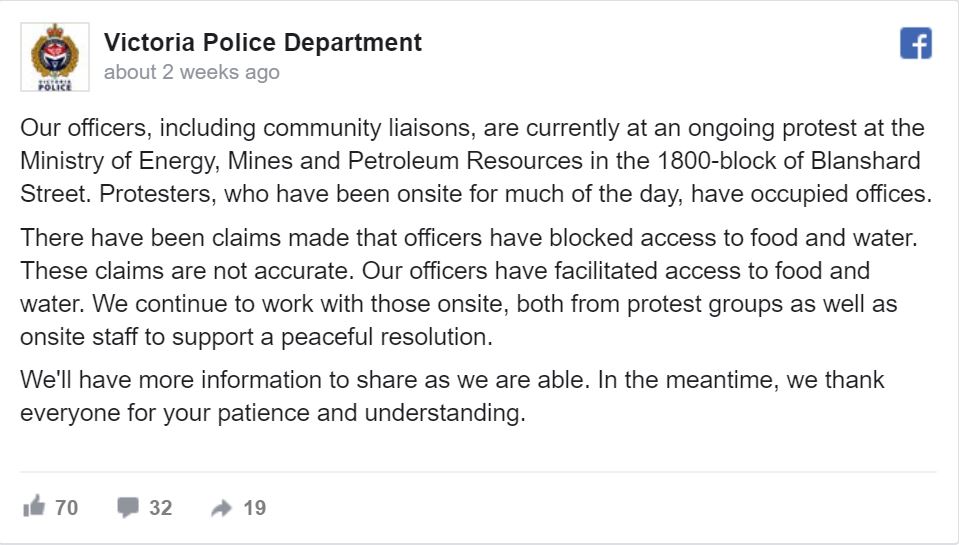 RCMP response