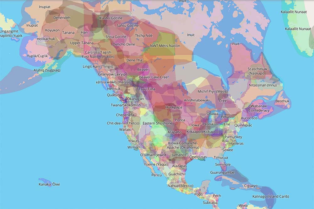 Whose lands are we on map