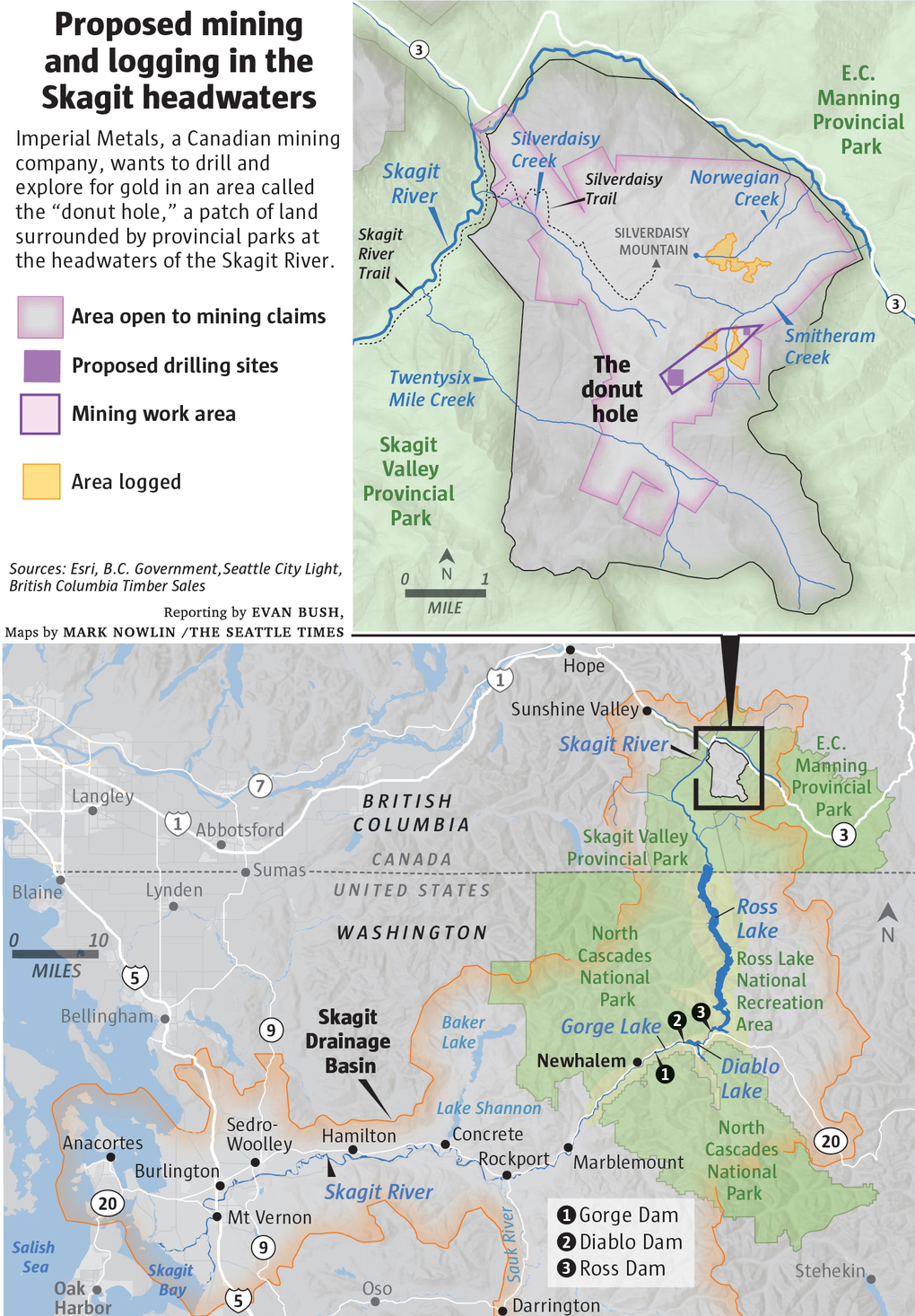 Skagit logging map