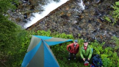 Camping on 26 Mile Creek in Skagit Headwaters Donut Hole, BC.