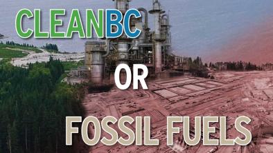 An edited image of a large LNG facility in the LNG Canada location in Kitimat, B.C..