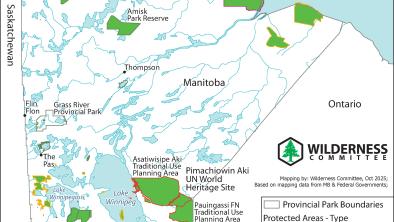Manitoba Parks and Protected Areas Map