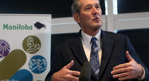 Premier Brian Pallister speaks during an announcement on Conservation Trust projects, at the Qualico Family Centre in Assiniboine Park in Winnipeg on Mon., April 15, 2019. Kevin King/Winnipeg Sun/Postmedia Network