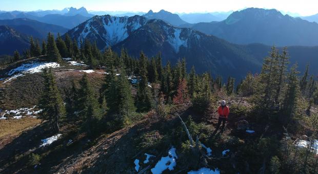 Skagit Donut Hole from Silver Daisy Peak, British Columbia, Canada