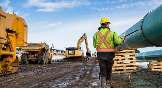 The Trans Mountain pipeline expansion project is currently scheduled to be finished at the end of 2022. Photo from Trans Mountain/Twitter