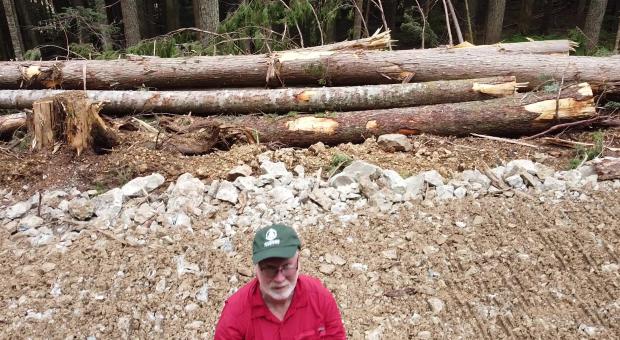 Joe Foy on a logging road in the Fraser Valley | Photo: Joe Foy