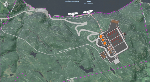 Schematic of the proposed GNL project