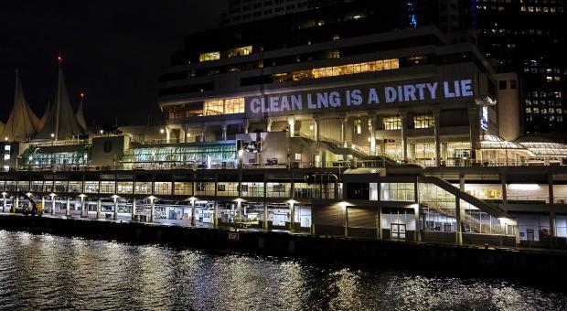 Clean LNG is a lie projected onto Canada Place
