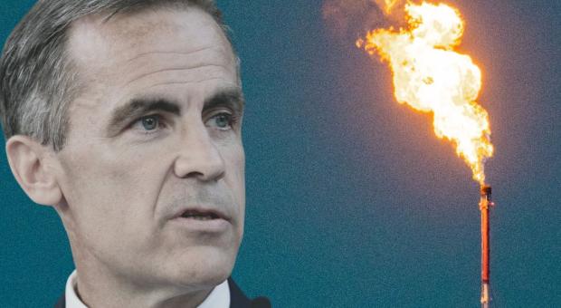 Photos: Mark Carney (flickr.com, CC by 2.0); Flare stack (Agathe Bernard)