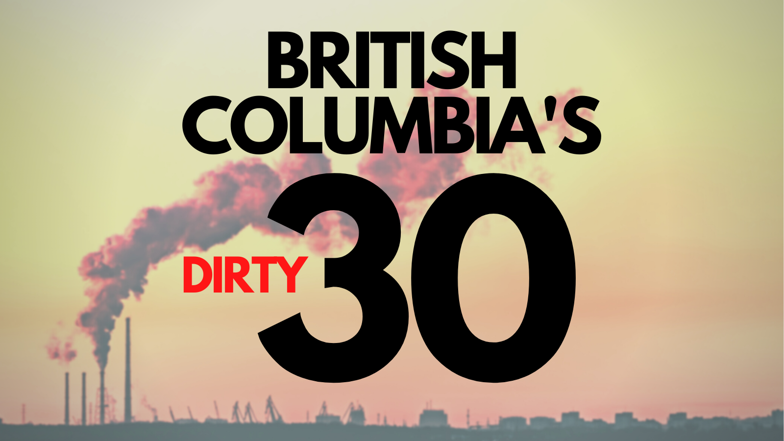 BC's dirty 30 cover image