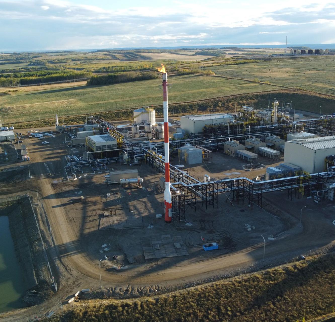 Fracking facility in Northeast BC