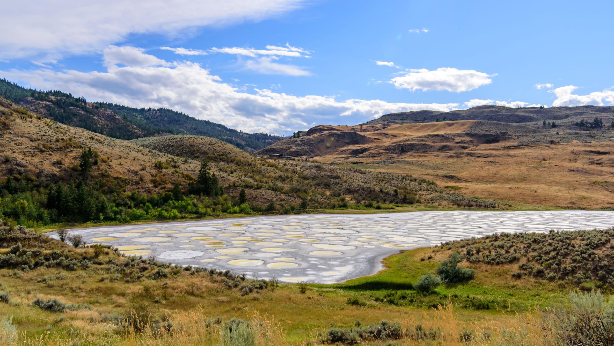 Spotted Lake, South Okanagan-Similkameen region.