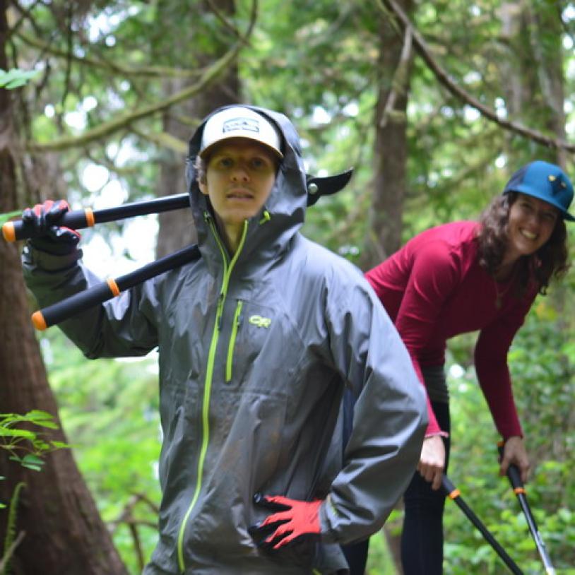 Fixing up the Big Tree Trail