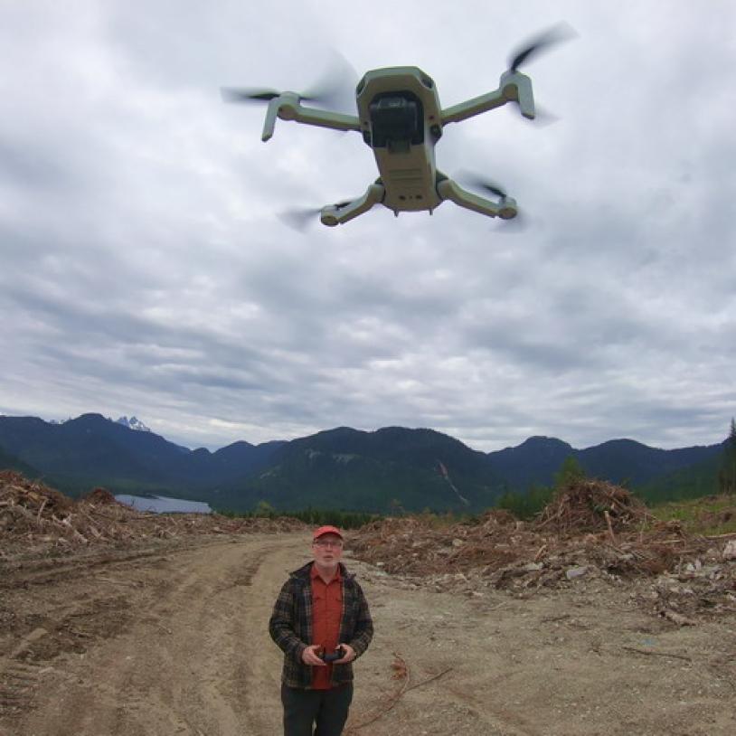 Drone hunting for habitat