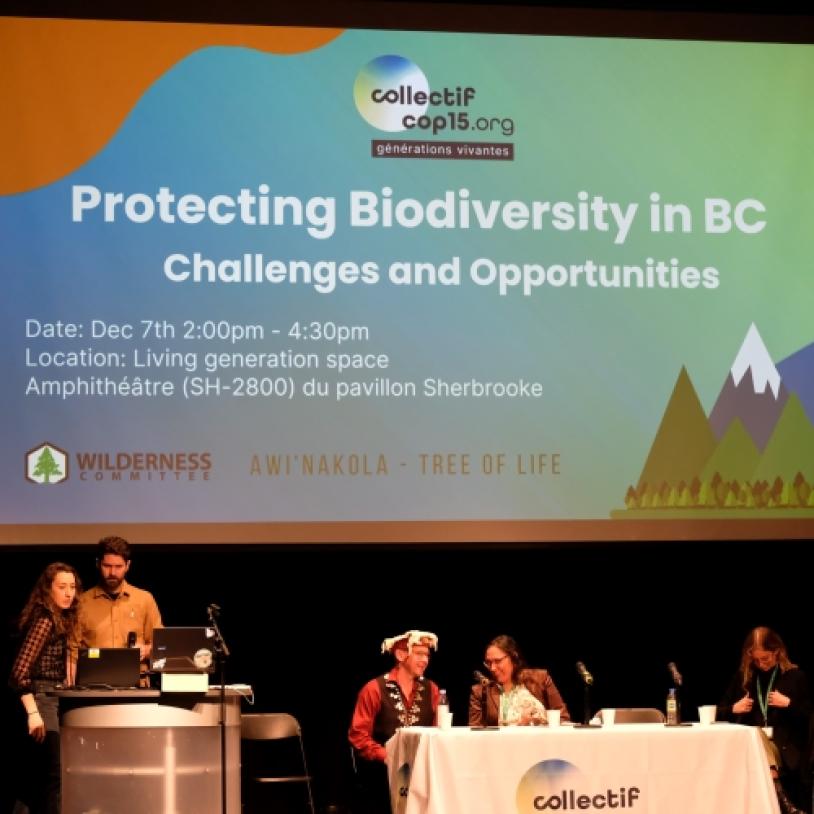 COP15 event in Montreal