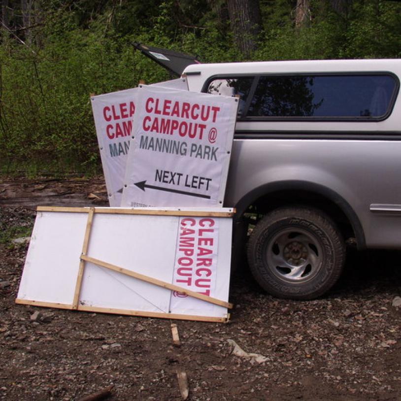 Manning Park Clearcut Campout