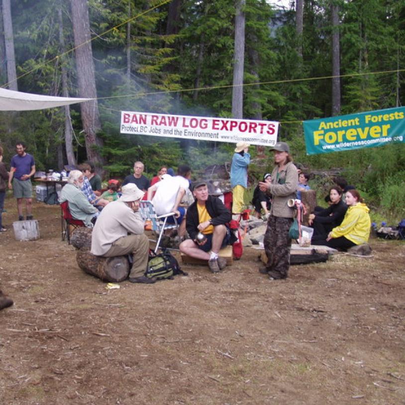 25-Year anniversary campout in the Upper Elaho Valley