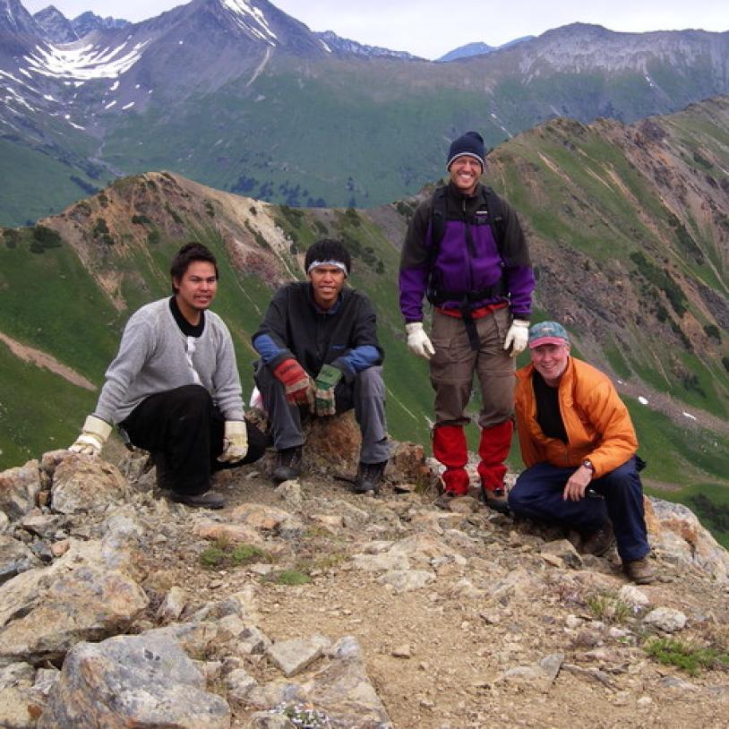 Melvin Headwaters trail marking