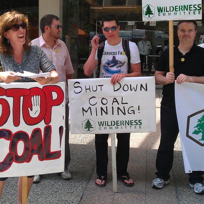 Protesting Raven Coal