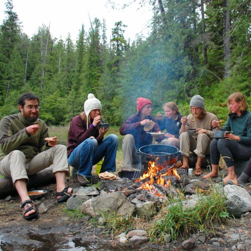 Meares Island trail crew