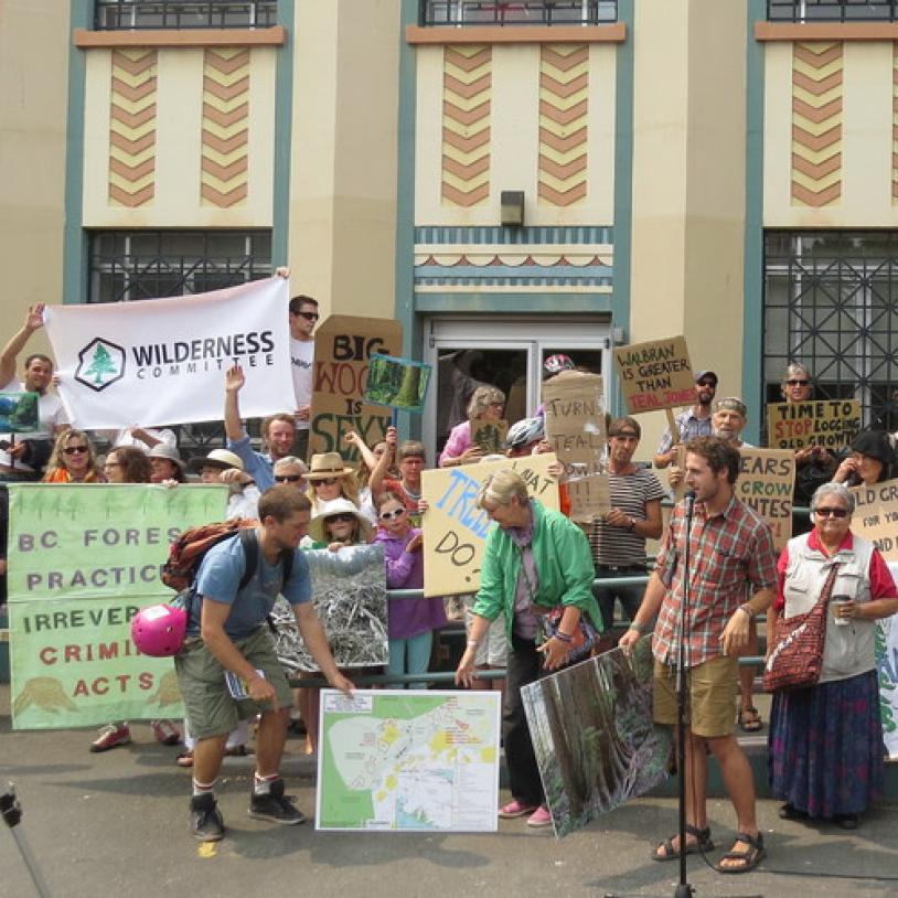 Walbran valley protest in Victoria