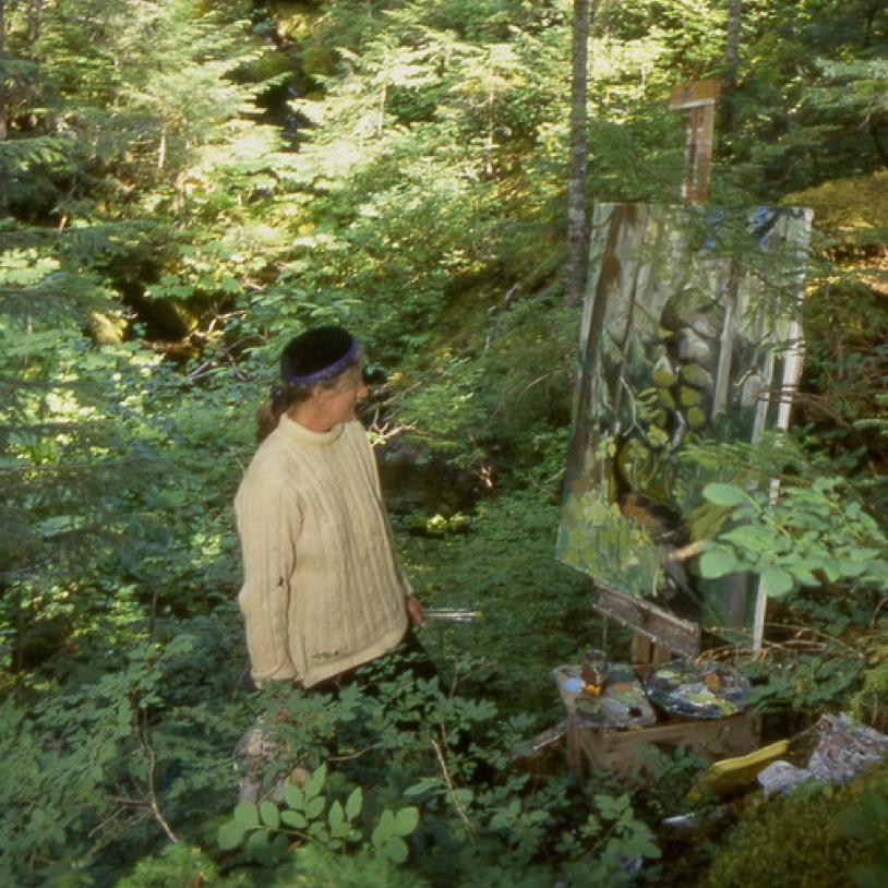 Army of artists hiked into Stoltmann Wilderness