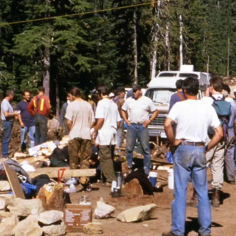 Loggers beat up wilderness defenders and burn camp