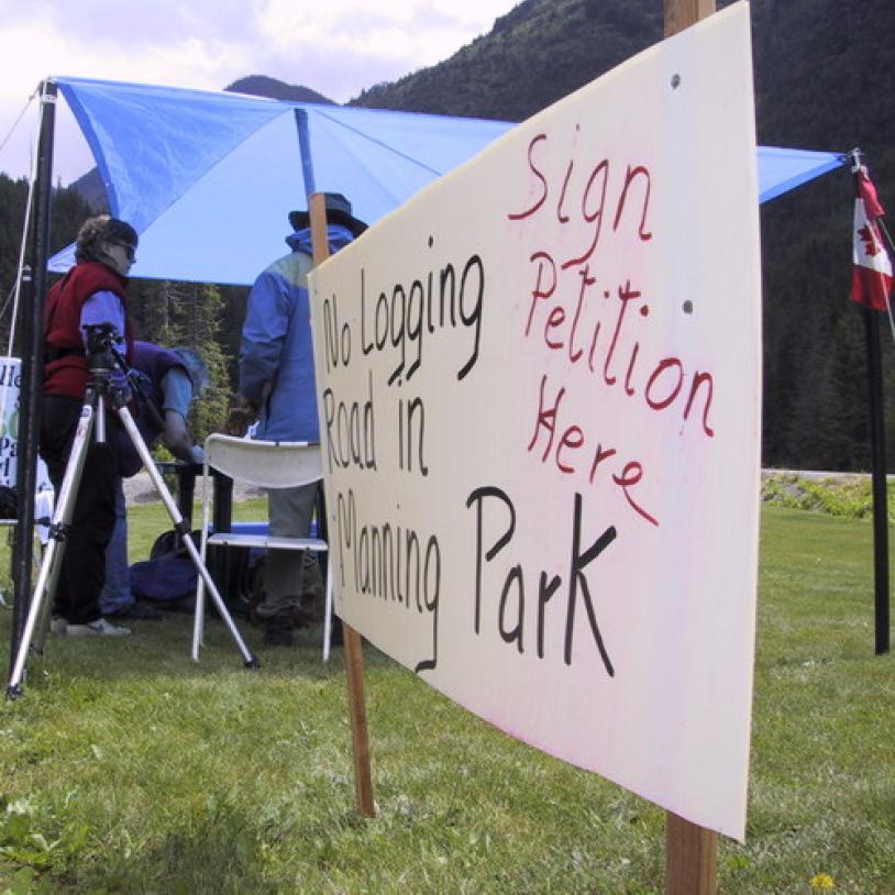 Manning Park protest