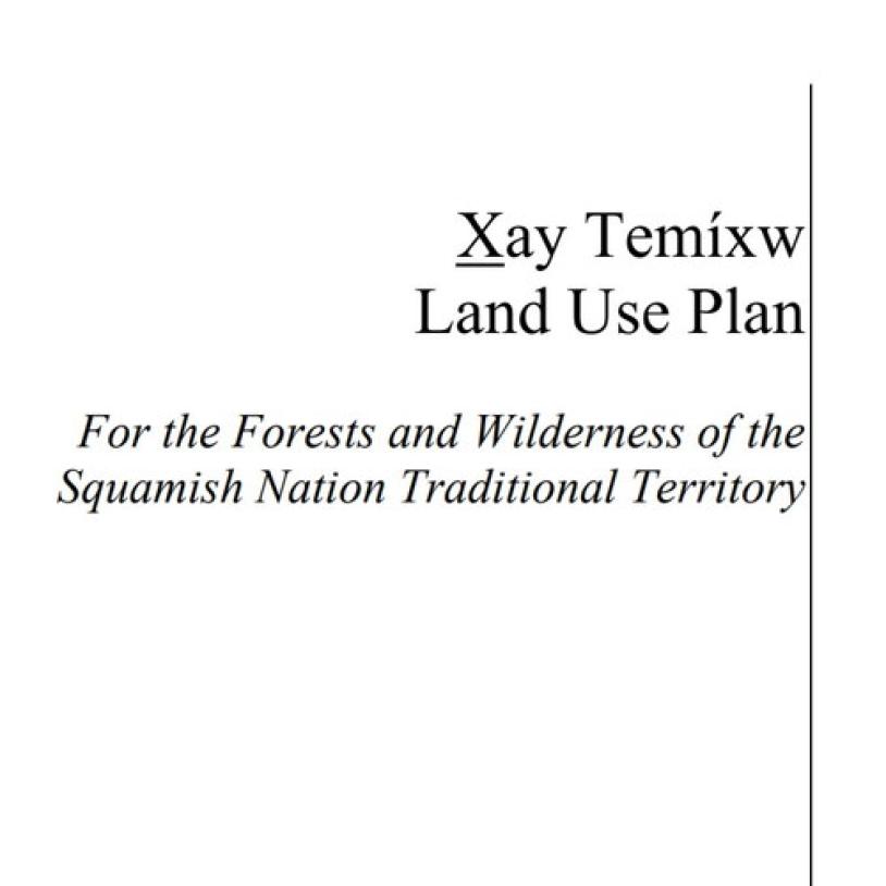Squamish Nation releases Land Use Plan