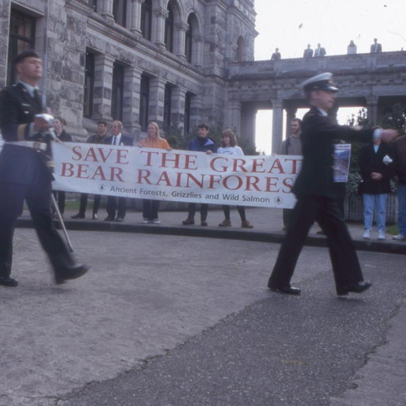 Save Great Bear Rainforest rally